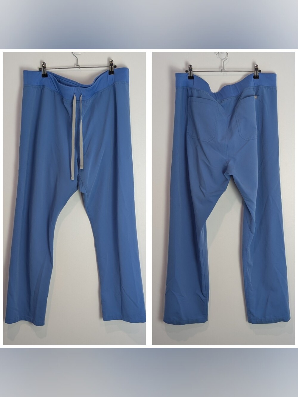 Figs Livingston Scrub Pants Size XL Ceil Blue